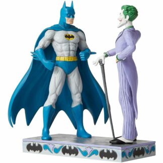 Figurine résine Enesco DC Comics : Batman VS Le Joker [21cm]