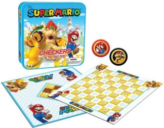 Jeu de Dames (Checkers) Super Mario Vs. Bowser [Edition Collector en boîte métal]