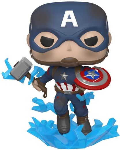 Figurine Funko POP! Marvel : Captain America avec Mjolnir [573]