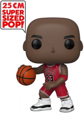Figurine Funko Jumbo POP! NBA : Michael Jordan (Maillot Rouge) [75] (26cm)