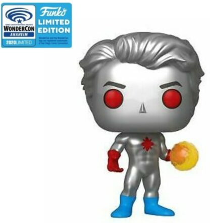 Figurine Funko POP! [Exclusive] DC : Captain Atom, déployant une orbe énergétique dans sa main [333]