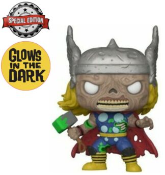 Figurine Funko POP! [Exclusive] Marvel : Thor Zombie (luminescent) [787]