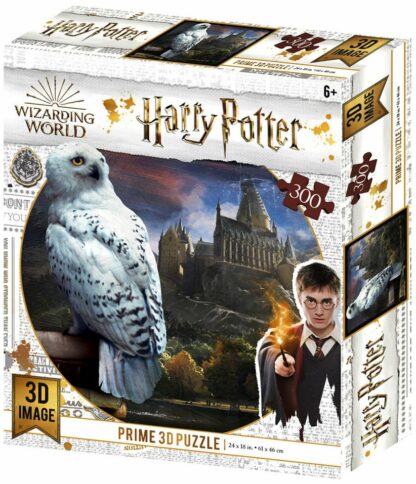 Puzzle Lenticulaire 300 pièces Prime 3D Harry Potter : Hedwige [61x46cm]