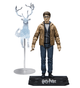 Figurine articulée McFarlane Harry Potter : Harry et son patronus [18 cm]