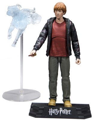 Figurine articulée McFarlane Harry Potter : Ron Weasley et son patronus [18 cm]