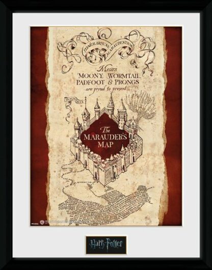 Poster Collector Print Gbeye Harry Potter : Carte du Maraudeur [30x40cm]