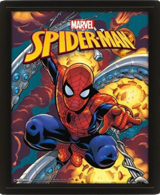 Poster 3D lenticulaire Marvel : Spider-Man [30x25cm]