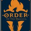 Plaque en métal Harry Potter : "Order of the Phoenix" [42x30cm]