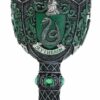 Coupe décorative en résine Enesco Harry Potter : Blason de la maison Serpentard [18cm]