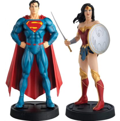 Pack figurines résines [Edition Collector] Eaglemoss DC : Superman + Wonder Woman [15cm]