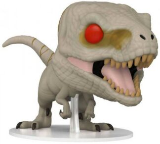Figurine Funko POP! Jurassic World Dominion : Atrociraptor (Ghost) la bouche ouverte, prêt à croquer quiconque sur son chemin [1205]
