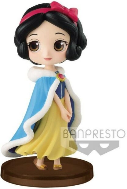 Figurine Banpresto Q Posket Disney Blanche Neige : Blanche Neige en costume d'hiver [7cm]