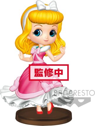 Figurine Banpresto Q Posket Disney Cendrillon avec robe rose [7cm]