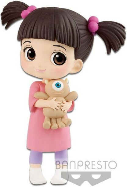 Figurine Banpresto Q Posket Disney Monstres & Cie : Boo tenant une peluche dans ses bras [7cm]