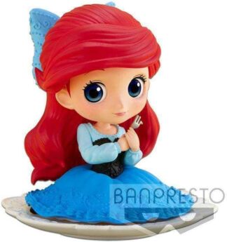 Figurine Banpresto Q Posket Disney La Petite Sirène : Ariel assise une fourchette à la main (Sugirly) [10cm]