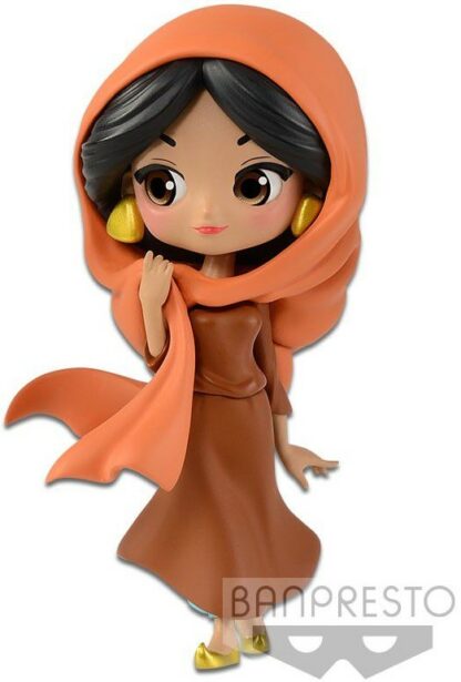 Figurine Banpresto Q Posket Disney Aladdin : Jasmine en tenue de villageoise [7cm]