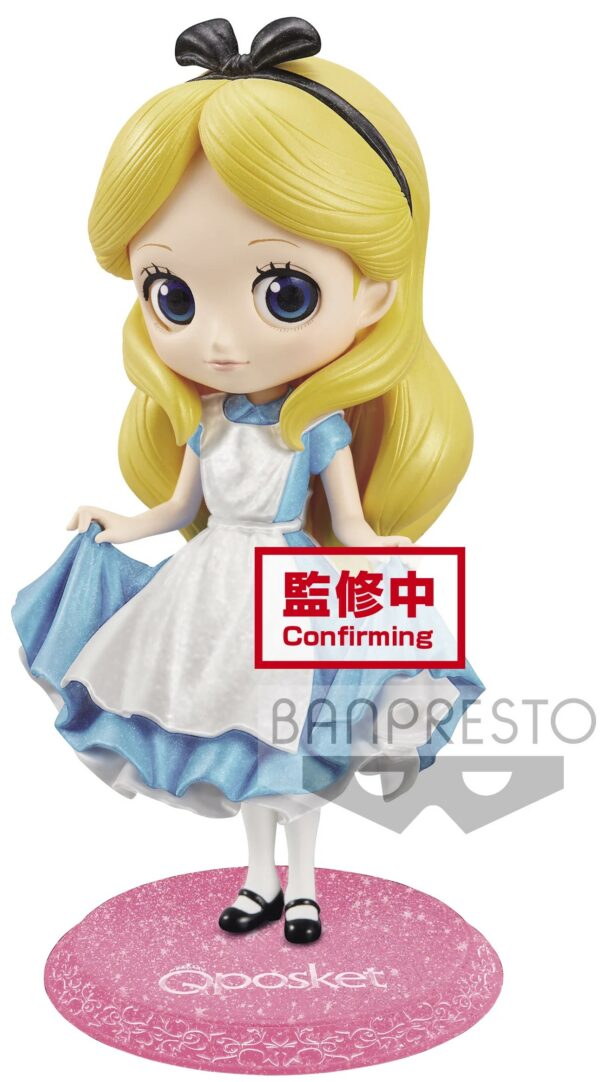 Figurine Banpresto Q Posket Disney Alice aux pays des merveilles : Alice (Glitter) [14cm]