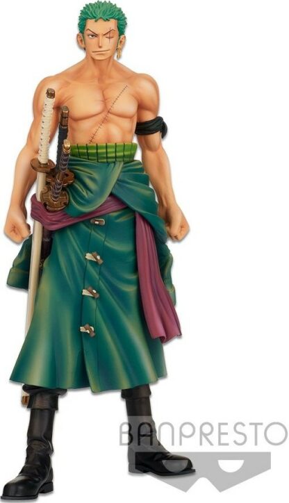 Figurine Banpresto One Piece Master Stars Piece : Zoro tel qu'il apparaît dans l'arc Punk Hazard (20cm)