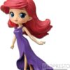 Figurine Banpresto Q Posket Disney La Petite Sirène : Histoire d'Ariel dans sa robe violette (Version D) [7cm]