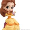 Figurine Banpresto Q Posket Disney La Belle et la Bête : Belle Perfumagic, dans sa robe de bal en train de se parfumer (Version B) [12cm]