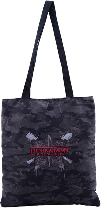 Tote Bag Premium Stranger Things : Demogorgon Hunting Crew [40x33]