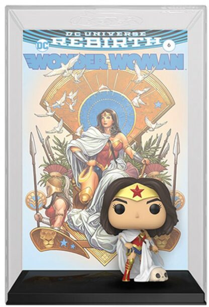 Figurine Funko POP! Comic Cover DC : Wonder Woman (Rebirth) on Throne [03]