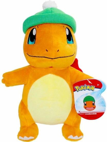 Peluche Jazwares Pokemon : Salamèche avec bonnet [20 Cm]