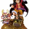 Figurine Tamashii Nations FiguartsZERO One Piece : Luffy Daikaizoku Hyakkei WT100 [19cm]