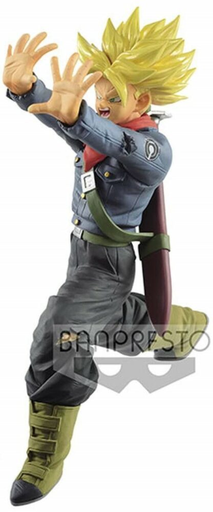 Figurine Banpresto Dragon Ball Super Galick Gun : Super Saiyan Trunks en position de combat [17cm]