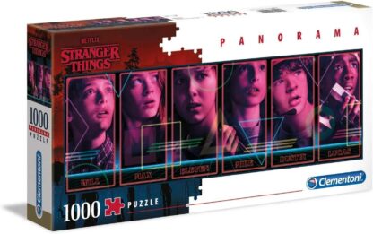 Puzzle Panorama des Personnages 1000 pièces: Stranger Things [98x33cm]