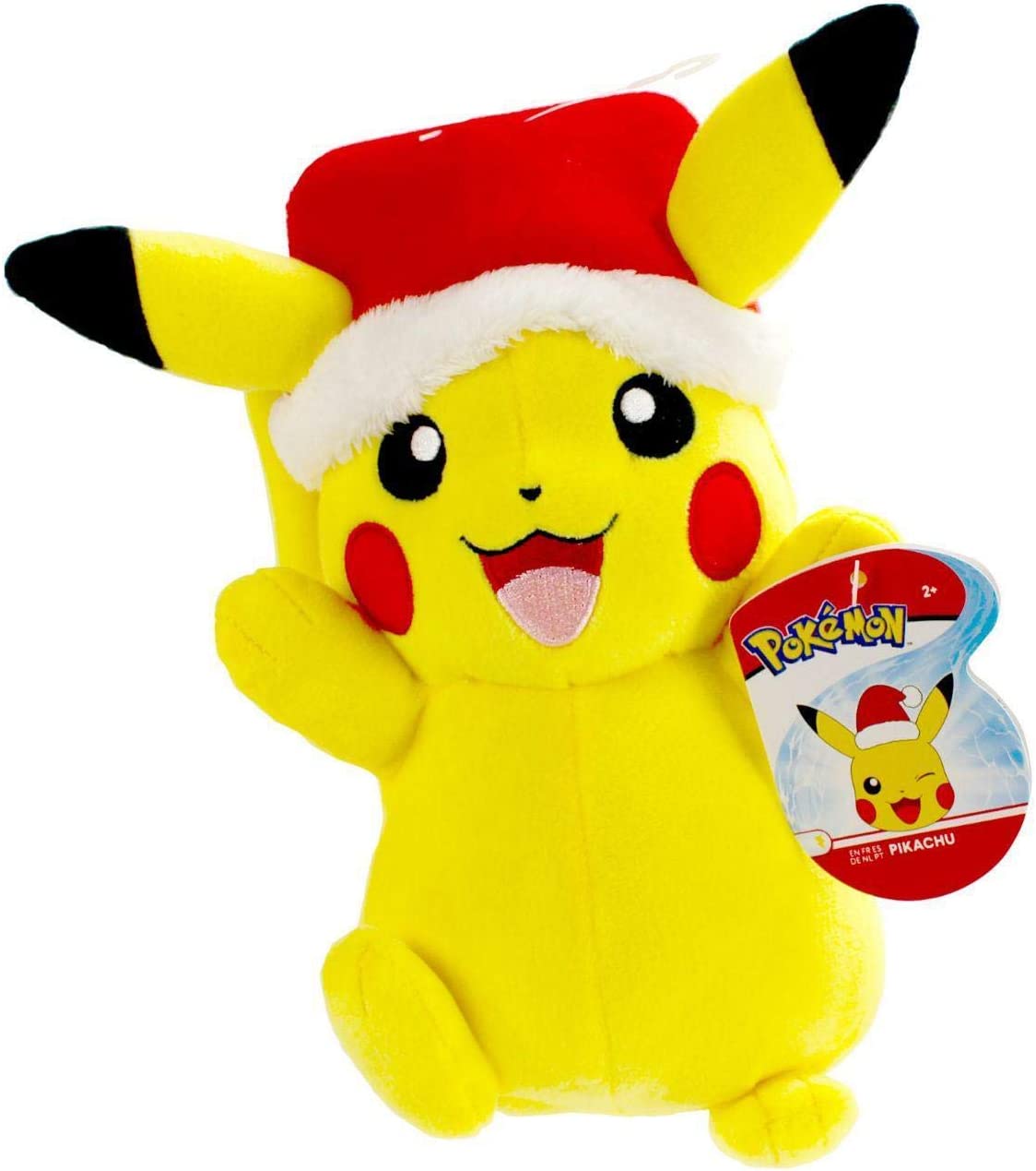 Peluche Jazwares Pokemon : Pikachu avec bonnet [20 Cm] - Geekotheque