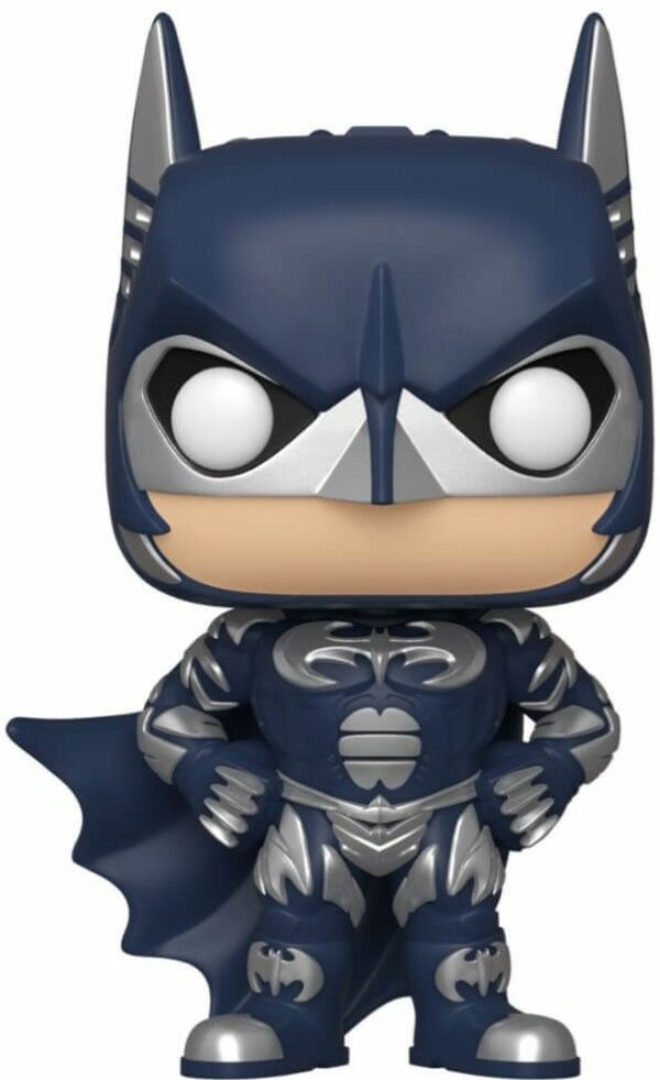Figurine Funko POP! DC Batman : Batman tenue de héros bleu et argenté, 80e anniversaire du Comics [314]