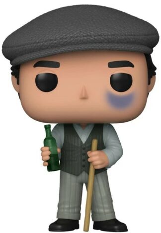 Figurine Funko POP! Le Parrain 50ème anniversaire : Michael Corleone un oeil au beurre noir, une bouteille de vin à la main et un bâton dans l'autre [1201]