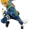 Figurine Banpresto Naruto Shippuden : Minato Namikaze dans sa tenue originale, fonçant ses kunaï dans les mains (18cm)