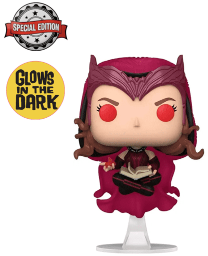 Figurine Funko POP! [Exclusive] Marvel Wanda Vision : Scarlet Witch (Luminiscent) [823]