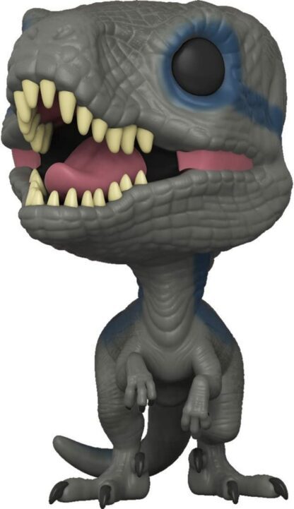 Figurine Funko POP! Jurassic World : Blue Velociraptor, la bouche ouverte [586]