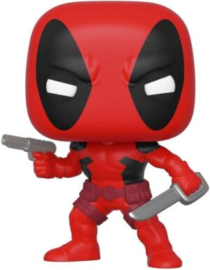 Figurine Funko POP! Marvel : Deadpool avec sabre et pistolet [546]
