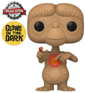 Figurine Funko POP! [Exclusive] E.T : E.T avec coeur rougeoyant (Luminiscent) [1258]