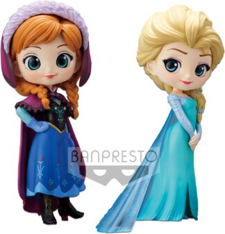 Figurine Banpresto Q Posket Disney La Reine des Neiges: Anna & Elsa [14cm]