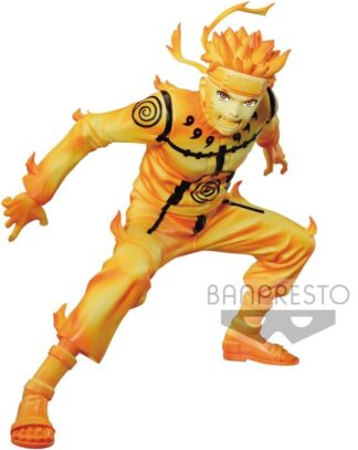 Figurine Banpresto Naruto Shippuden Vibration Stars : Uzumaki Naruto dans sa forme Kyubi (Version 3) [15cm]