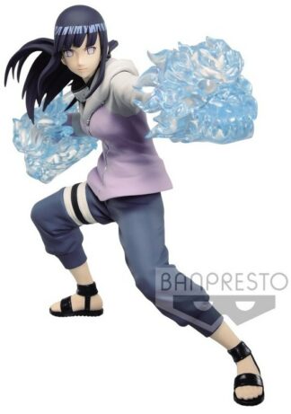 Figurine Banpresto Naruto : Hyuga Hinata dans sa tenue originale utilisant son attaque [Vibration Stars] (16cm)