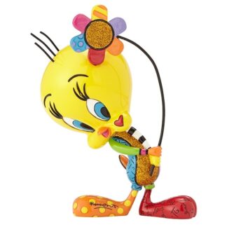 Figurine Looney Tunes by Britto : Titi avec fleur [14 cm]