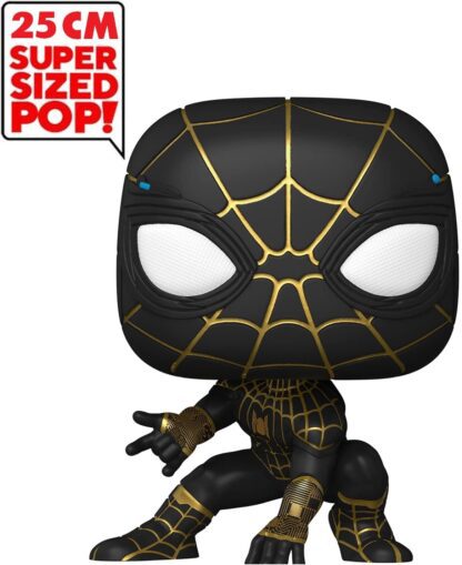 Figurine Funko Jumbo POP! [Exclusive] Marvel Spider-Man No Way Home : Spider-Man (Black & Gold Suit) [921] (25cm)
