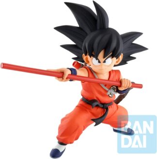 Figurine Banpresto Dragon Ball : Son Goku prêt à combattre avec son bâton magique [13cm]