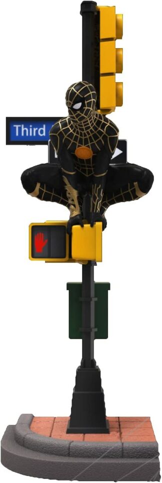 D-Stage Marvel Spiderman No Way Home : Spiderman ( black and gold suit) Beast Kingdom[16cm]
