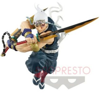 Figurine Banpresto Demon Slayer : Tenguen Uzui fonçant et brandissant son épée (Vibration Stars) [13cm]
