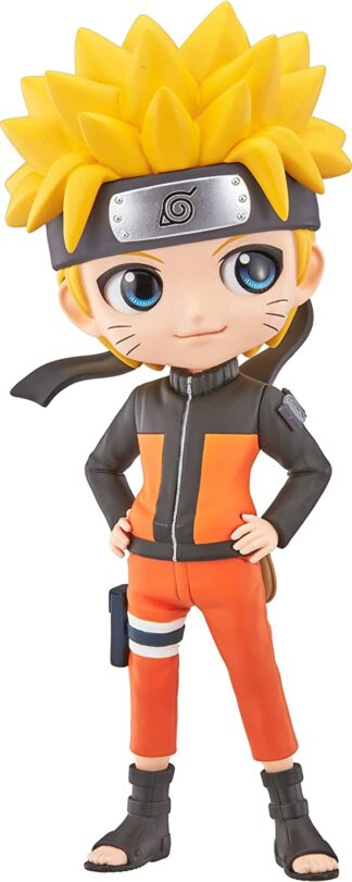 Figurine Banpresto Q Posket Naruto Shippuden : Uzumaki Naruto dans sa tenue originale [14cm]