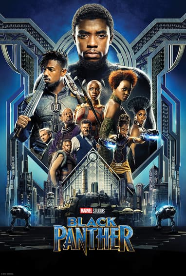 Affiche film Black Panther Marvel