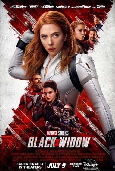 Affiche film Black Widow Marvel
