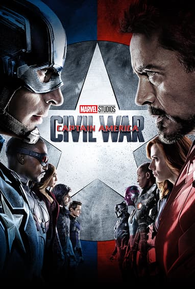 Affiche film Captain America Civil War Marvel